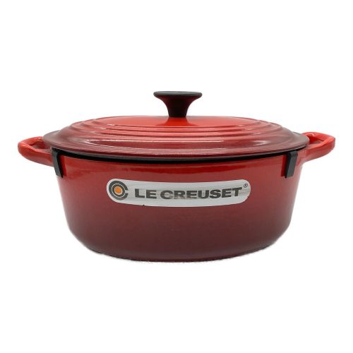 LE CREUSET (ルクルーゼ) オーバルキャセロール レッド 23㎝