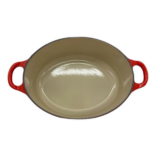 LE CREUSET (ルクルーゼ) オーバルキャセロール レッド 23㎝