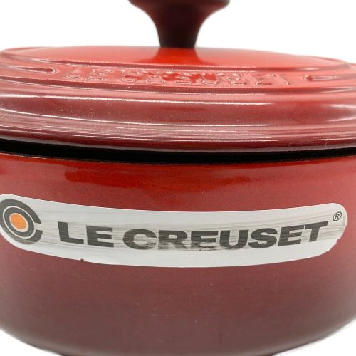 LE CREUSET (ルクルーゼ) オーバルキャセロール レッド 23㎝