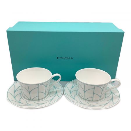 TIFFANY & Co. (ティファニー) カップ&ソーサー ウィートリーフ 2P