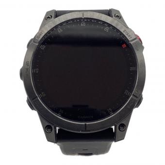 GARMIN (ガーミン) スマートウォッチ 充電ケーブル付 010-02582-15 EPIX Sapphire Carbon Gray DLC Ti 47mm 〇 -