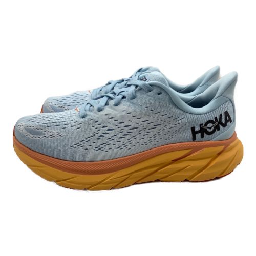 HOKAONEONE (ホカオネオネ) ランニングシューズ レディース SIZE 23cm スカイブルー×オレンジ Clifton 8 1121375-SSIF