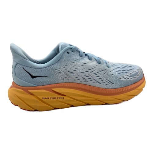 HOKAONEONE (ホカオネオネ) ランニングシューズ レディース SIZE 23cm スカイブルー×オレンジ Clifton 8 1121375-SSIF