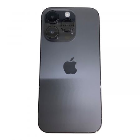 Apple (アップル) iPhone14 Pro スペースブラック MPXU3J/A サインアウト確認済 353216550968023 ○ SIMフリー 修理履歴無し 128GB バッテリー:Sランク(100%) 程度:Bランク
