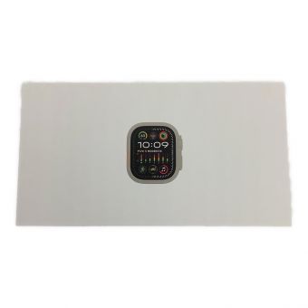 Apple (アップル) Apple Watch 357114364815215 トレイルループ ブルー/ブラック M/L MRF63J/A Ultra2 GPS+Cellularモデル 49mm 未開封品 F5X2LMQ277