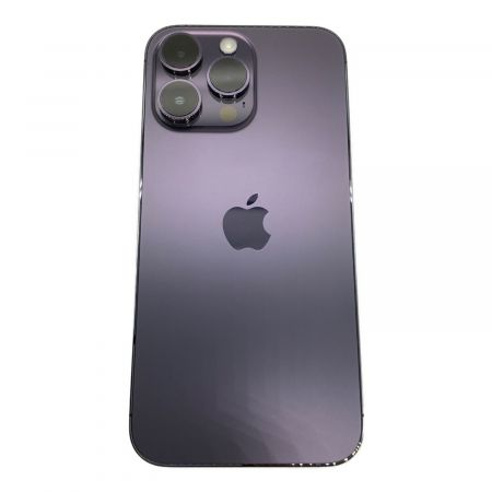 Apple iPhone14 Pro Max ディープパープル MQ993J/A サインアウト確認済 350270056101897 ▲ docomo版SIMフリー 修理履歴無し 128GB バッテリー:Sランク(100%) 程度:Aランク