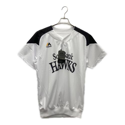 福岡ソフトバンクホークス (フクオカソフトバンクホークス) 応援グッズ SIZE M Majestic社製 ユニフォーム SB2122AS0003