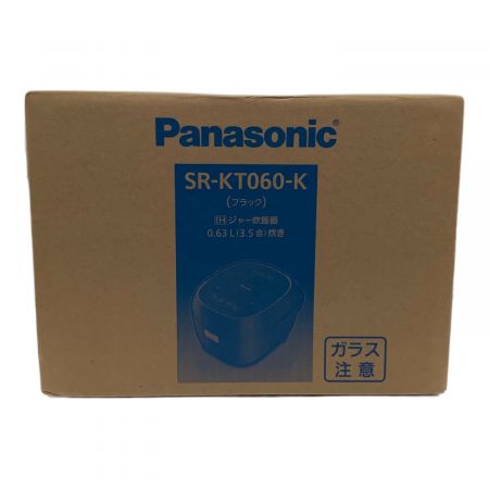 Panasonic (パナソニック) IH炊飯ジャー 247 SR-KT060-K 0.63L 程度S(未使用品) 未使用品