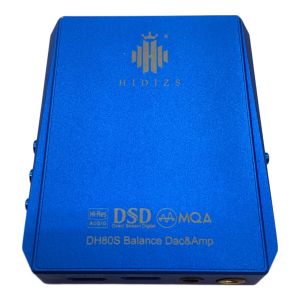 HIDIZS (ヒディス) ヘッドホンポータブルアンプ ブルー/キズ有 DH80S USB-typeC 動作確認済み