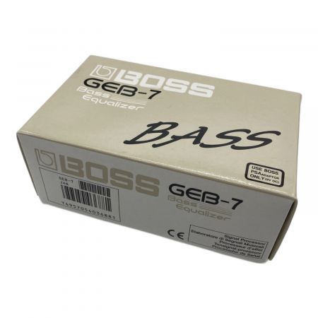 BOSS (ボス) Bass Equalizer GEB-7 台湾製 動作確認済み