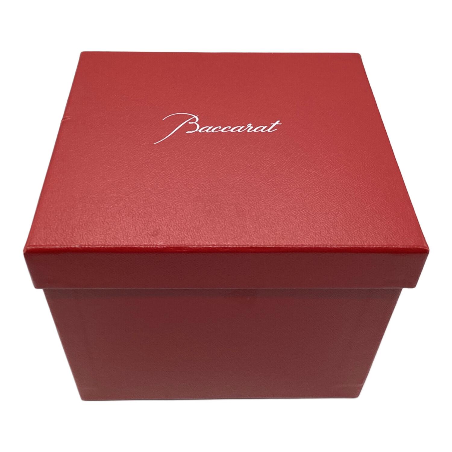 バカラ/Baccarat キャンディボックス 人物と象飾り付き アンティーク 専用ケース付き　【中古】 輝くオールドバカラ ディアマンカレの可愛いボンボニエール【1900年頃