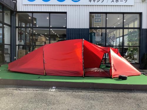HILLEBERG (ヒルバーグ) ツールームテント インナーシームに浮き有 ナロ4 GT レッド レッドレーベル(オールシーズン対応) 約400×210×115cm 4人用 程度B 程度B スカートなし ケルロン