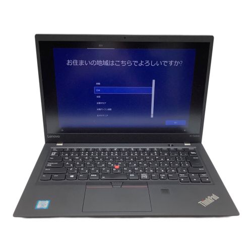 LENOVO (レノボ) ThinkPad X1 Carbon 5th Gen TP00086A 14インチ Windows 10 Pro Core i5 7300-U CPU:第7世代 8GB SSD:256GB SL10P98067