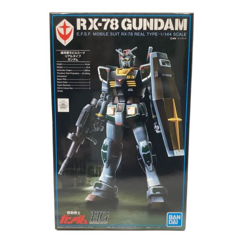 BANDAI (バンダイ) ガンプラ HGUC RX-78-2 ガンダム 21stCENTURY REAL TYPE Ver. 「機動戦士ガンダムMSV」