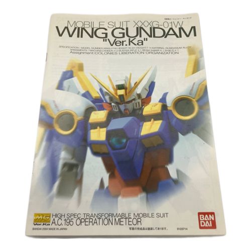 BANDAI (バンダイ) プラモデル 未完成品 WING GUNDAM MG