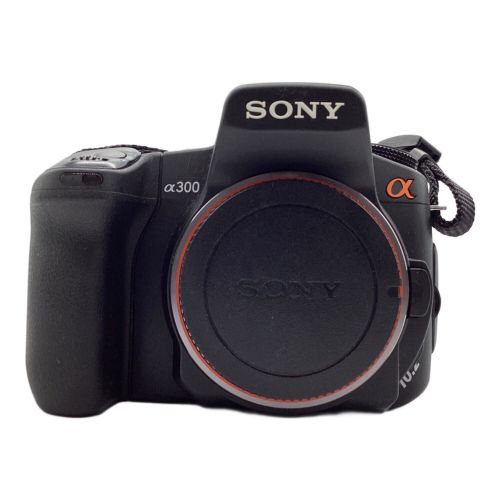 SONY (ソニー) デジタル一眼レフカメラ 2008年製 DSLR-A300 1080万画素 APS-C 23.6mm×15.8mm CCD 専用電池・チャージャー付き コンパクトフラッシュ対応 ISO100～3200 0152786