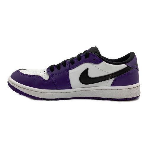 NIKE (ナイキ) ゴルフシューズ メンズ SIZE 26.5cm パープル×ホワイト AIR JORDAN 1 LOW GOLF COURT DD9315-105