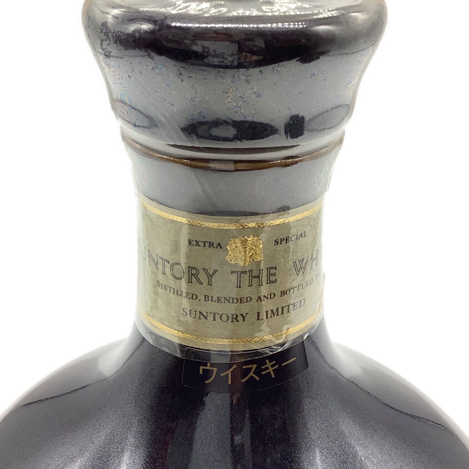 サントリー ジャパニーズウィスキー SUNTORY THE WHISKY 1,392g @ 750ml 木箱・冊子付 陶器ボトル 有田焼 青キャップ  未開封｜トレファクONLINE