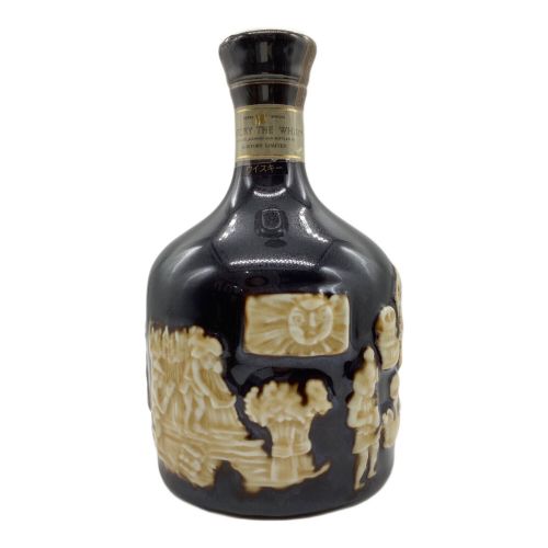 サントリー ジャパニーズウィスキー SUNTORY THE WHISKY 1,392g @ 750ml 木箱・冊子付 陶器ボトル 有田焼 青キャップ 未開封