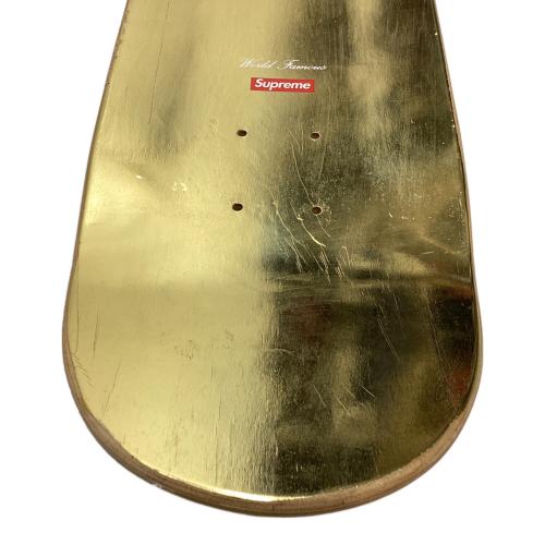 SUPREME (シュプリーム) スケボーデッキ ゴールド World Famous