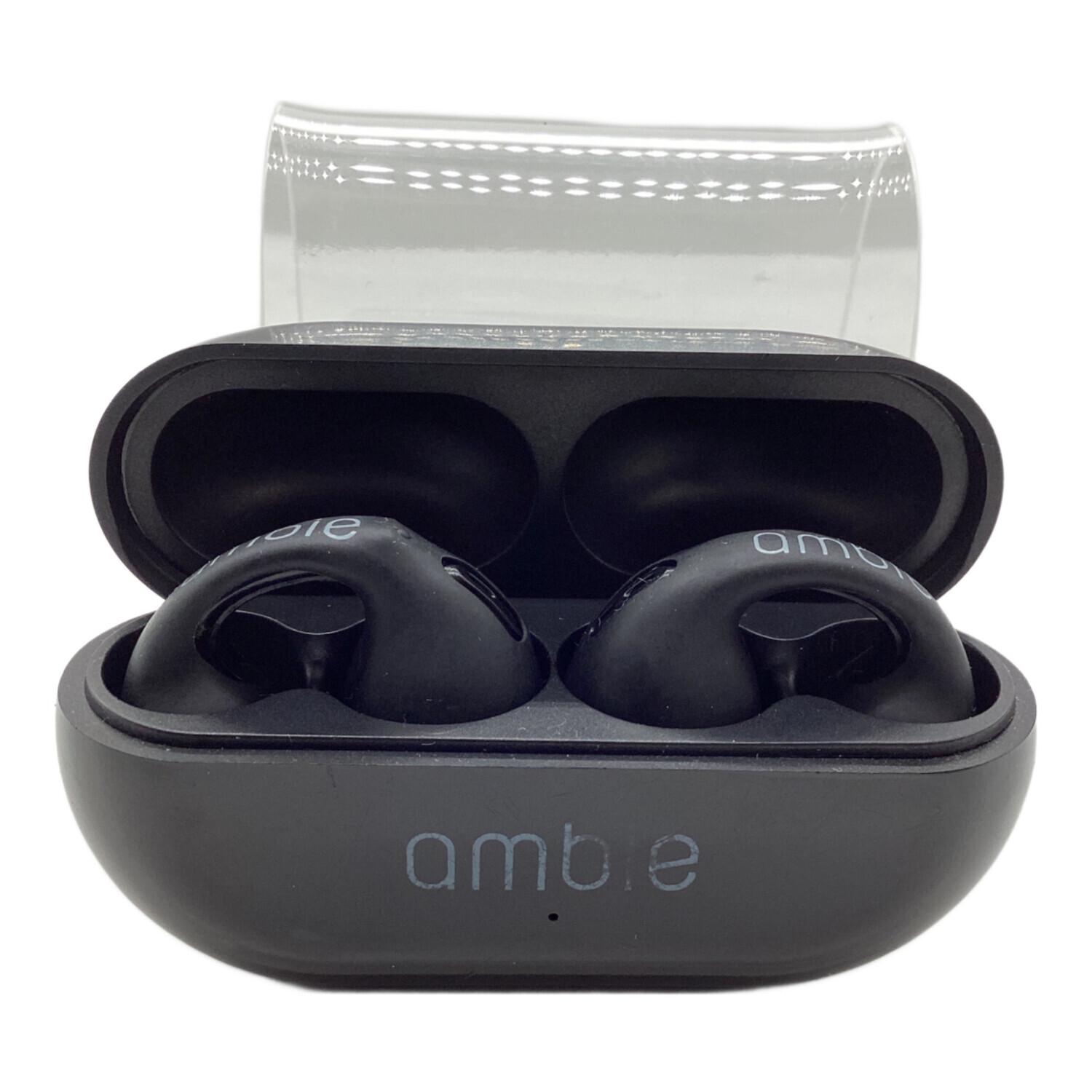 ambie ワイヤレスイヤホン ブラック　AM-TW01/BC ambie sound earcuffs ワイヤレスイヤホン AM-TW01 BLACK