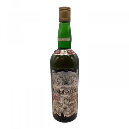 FINDLATERS スコッチウィスキー 15年 目減り有 古酒 760ml｜トレファク