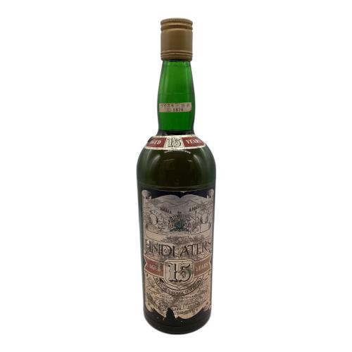 FINDLATERS スコッチウィスキー 15年 目減り有 古酒 760ml