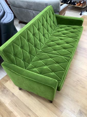 カリモク60 (カリモクロクマル) 3人掛けソファー モケットグリーン U36213QDK ロビーチェア 3シーター