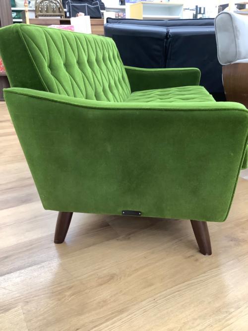 カリモク60 (カリモクロクマル) 3人掛けソファー モケットグリーン