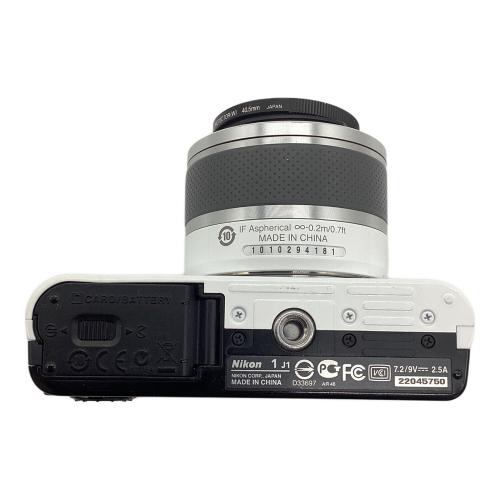 Nikon (ニコン) ミラーレス一眼カメラ 爪割れ有 1 J1 1010万画素(有効画素) 13.2mm×8.8mm CMOS 専用電池 SDXCカード対応 ISO100～3200 22045750