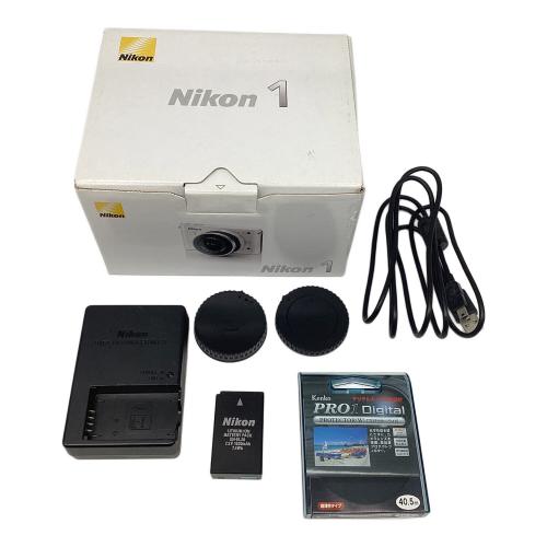 Nikon (ニコン) ミラーレス一眼カメラ 爪割れ有 1 J1 1010万画素(有効画素) 13.2mm×8.8mm CMOS 専用電池 SDXCカード対応 ISO100～3200 22045750