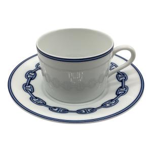 HERMES (エルメス) カップ&ソーサー 茶渋有 シェーヌダンクル