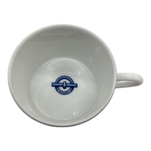 HERMES (エルメス) カップ&ソーサー 茶渋有 シェーヌダンクル