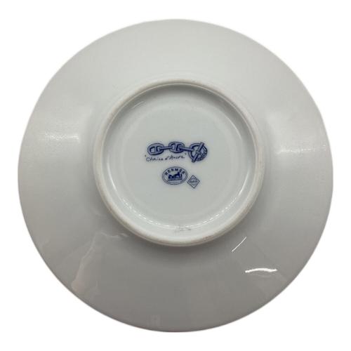 HERMES (エルメス) カップ&ソーサー 茶渋有 シェーヌダンクル