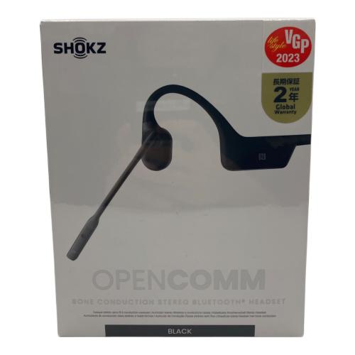 OPENCOMM ワイヤレスイヤホン Shokz AFT-EP-000028