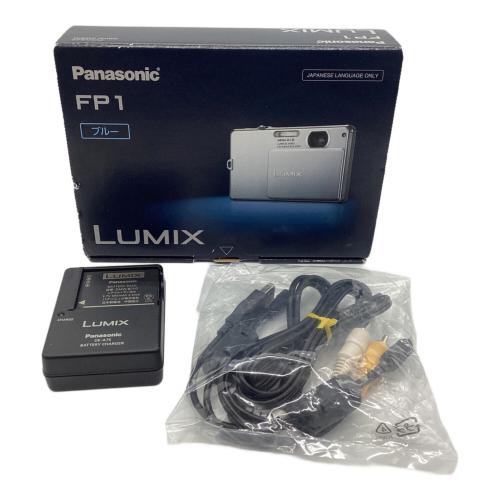 Panasonic コンパクトデジタルカメラ DMC-FP1 1270万画素(総画素) 1/2.33型CCD 専用電池 SDXCカード対応 ISO80～1600 5.5コマ/秒 60～1/1600 秒 WR0BA001187