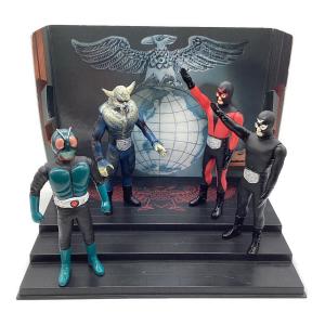 仮面ライダーシリーズ (仮面ライダーアギト) 仮面ライダーソフビ レトロホビー ショッカー秘密基地セット