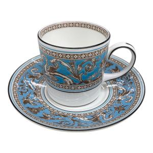 Wedgwood (ウェッジウッド) カップ&ソーサー フロレンティーン・ターコイズ