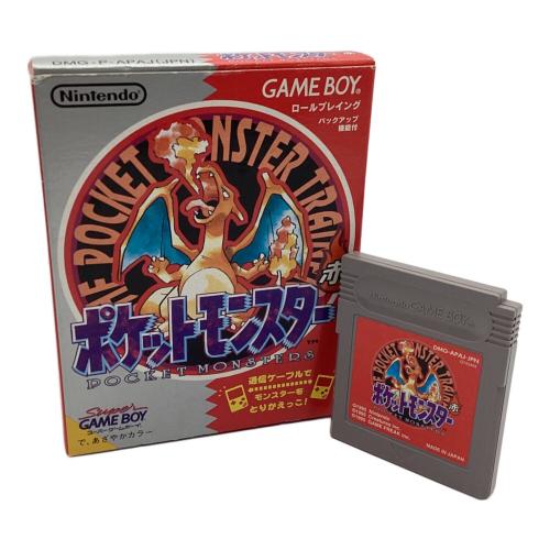 ゲームボーイ用ソフト ポケットモンスター赤 -