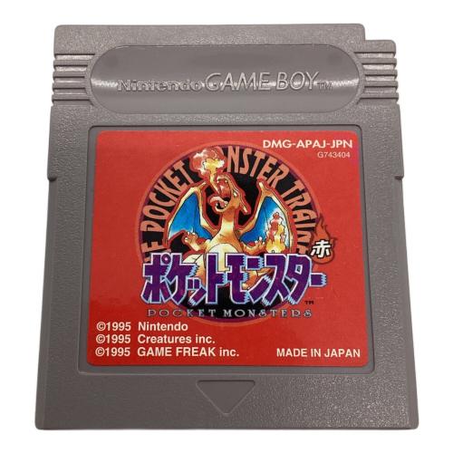 ゲームボーイ用ソフト ポケットモンスター赤 -