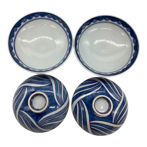 源右衛門窯 (ゲンエモンガマ) 蓋物揃え 共箱付 ヨゴレ有