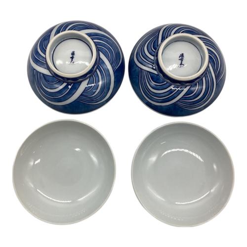 源右衛門窯 (ゲンエモンガマ) 蓋物揃え 共箱付 ヨゴレ有