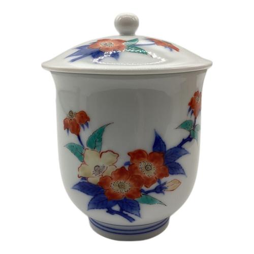 酒井田柿右衛門 (サカイダカキエモン) 湯呑み 共箱付 苺花文