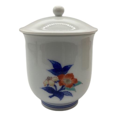 酒井田柿右衛門 (サカイダカキエモン) 湯呑み 共箱付 苺花文