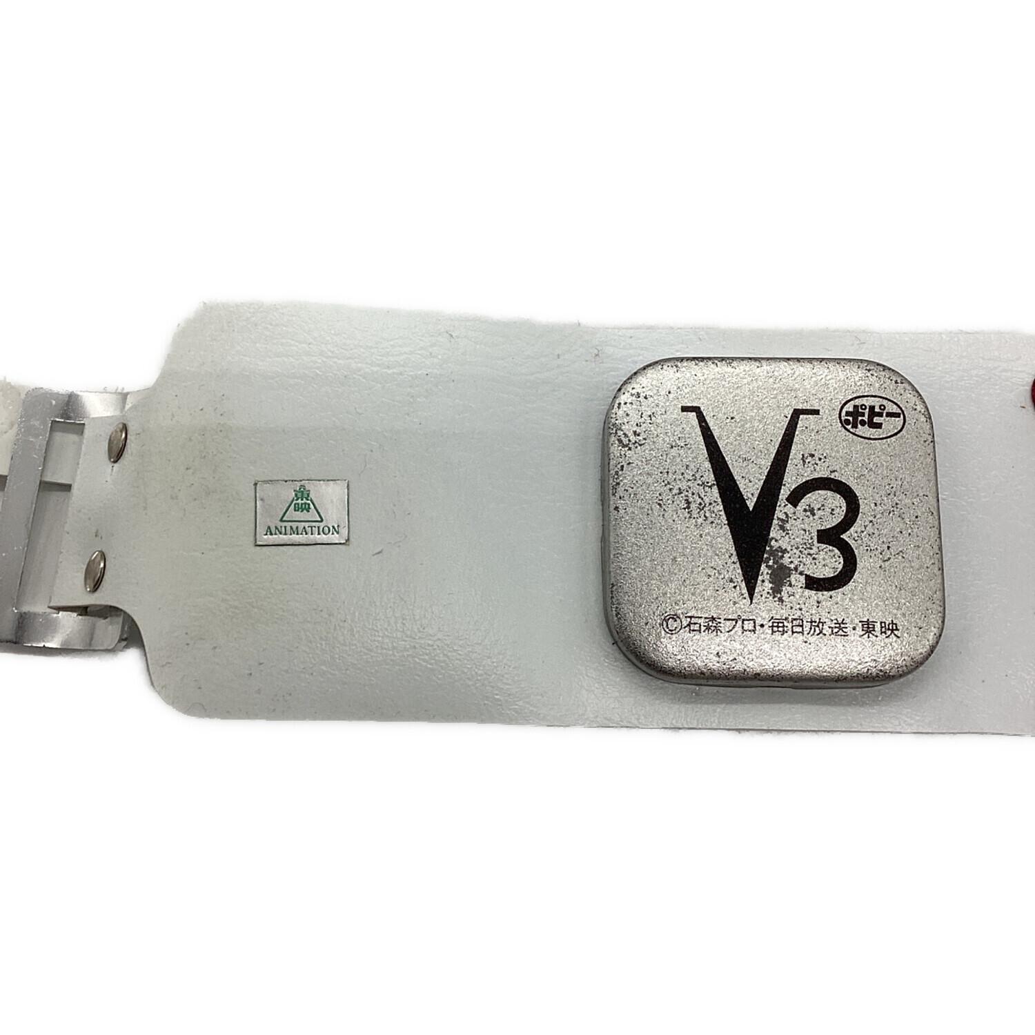 仮面ライダー ソフビ V3 石森プロ 毎日放送 当時物 ポピー 仮面ライダーV3 ミニソフビ 高さ14cm 石森プロ 東映 OM384