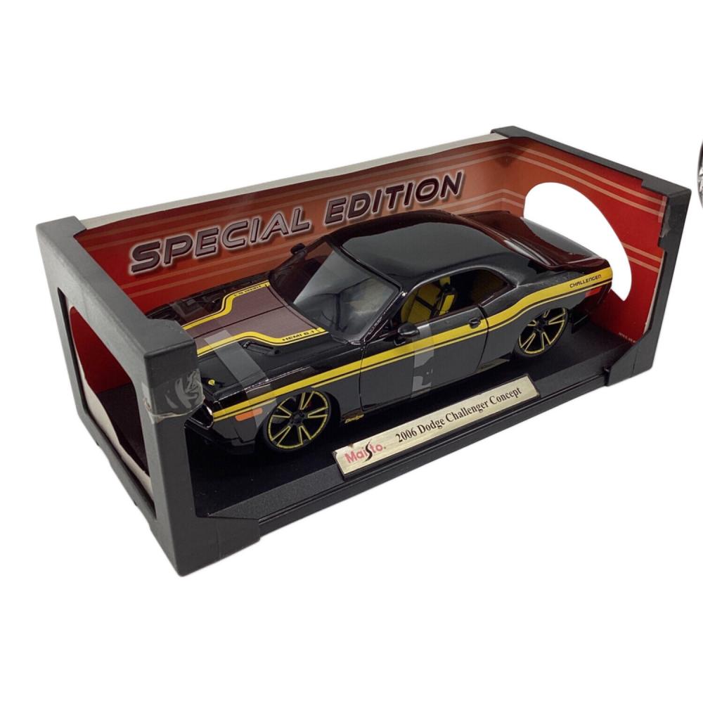 Maisto 2006 Dodge Challenger ブラック 1/18 Maisto (マイスト) モデルカー 2006 Dodge Challenger Concept