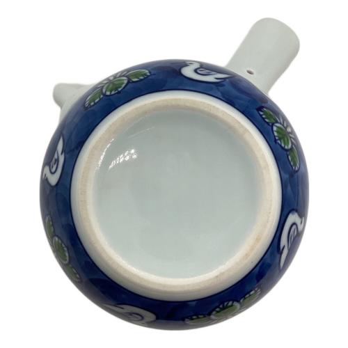 源右衛門窯 (ゲンエモンガマ) 茶器セット 染錦水鳥図