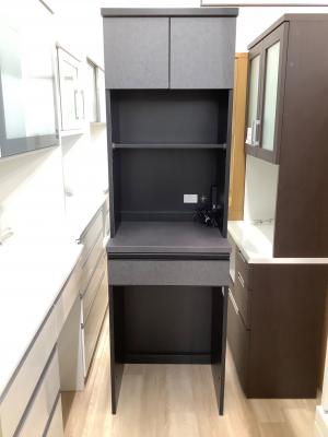 ニトリ キッチンキャビネット ブラック ソフトクローズ リガーレ 幅:約60㎝