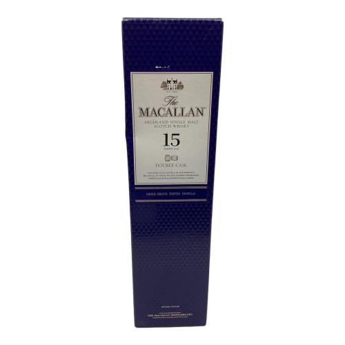 サントリー The MACALLAN DOUBLE CASK スコッチウィスキー 15年 700ml