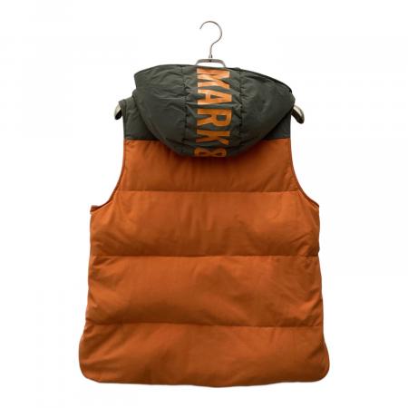 美品 マークアンドロナ メンズ ダウンベスト ダウンベスト マークアンドロナ マークアンドロナ 中綿ダウン